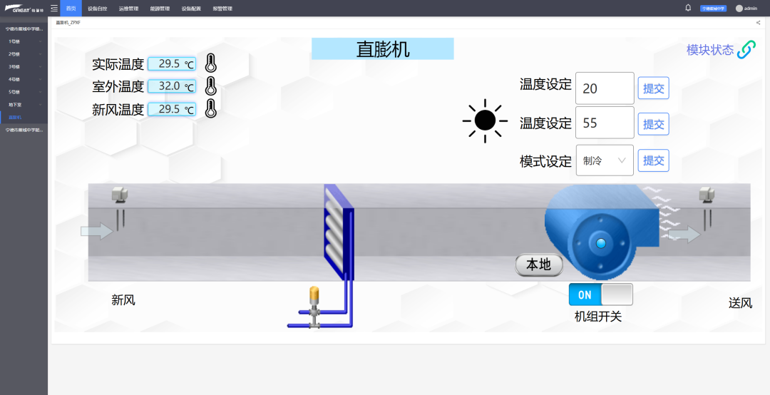格瑞特智慧機(jī)電管理系統(tǒng)在學(xué)校項目中實現(xiàn)多維管理(圖7)